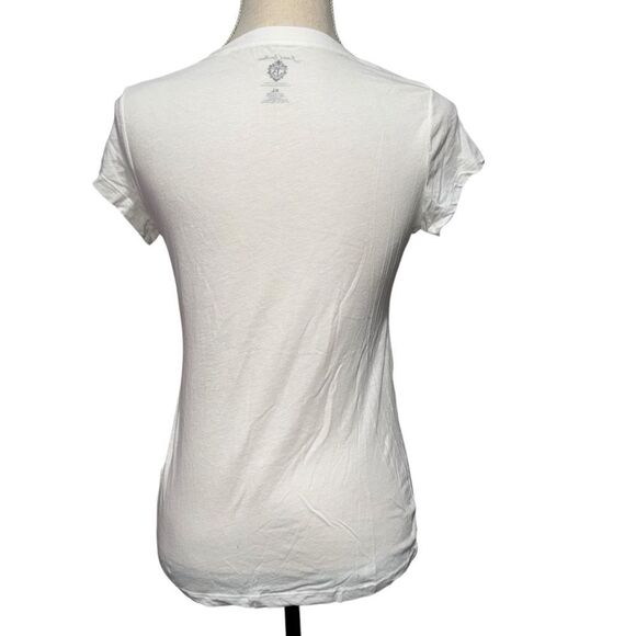 Official Vintage Jonas Brothers White Graphic Short Sleeve T-Shirt size L - Picture 3 of 8